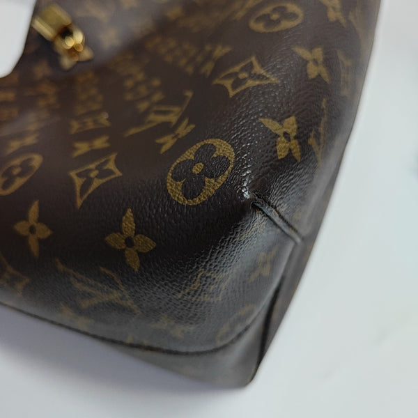 FLOWER Monogram Coated Canvas Brown