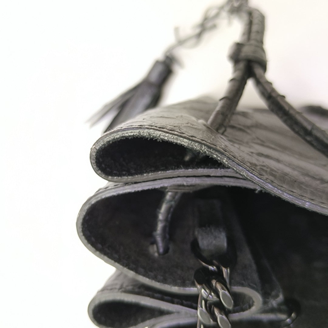 Calfskin Bucket Bag Black