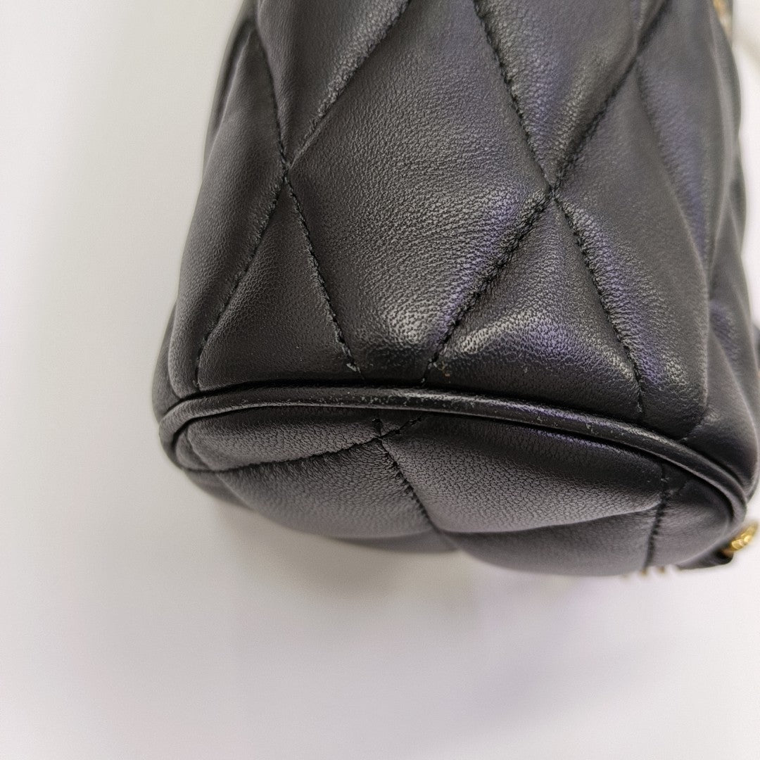 SADE Quilted Lambskin Black