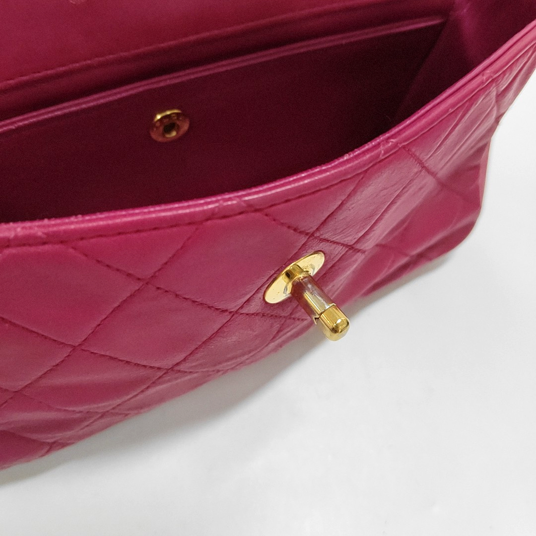 Quilted Lambskin Red