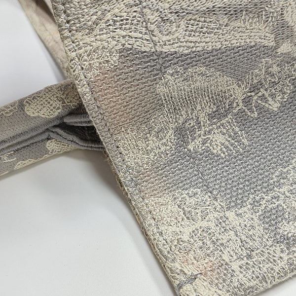 Book Tote Medium Fabric Gray