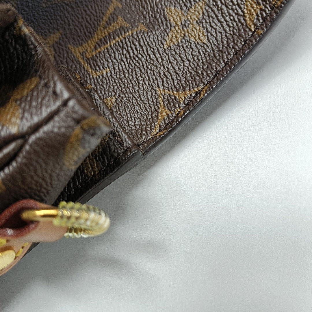 MÉTIS MM Monogram Coated Canvas Brown