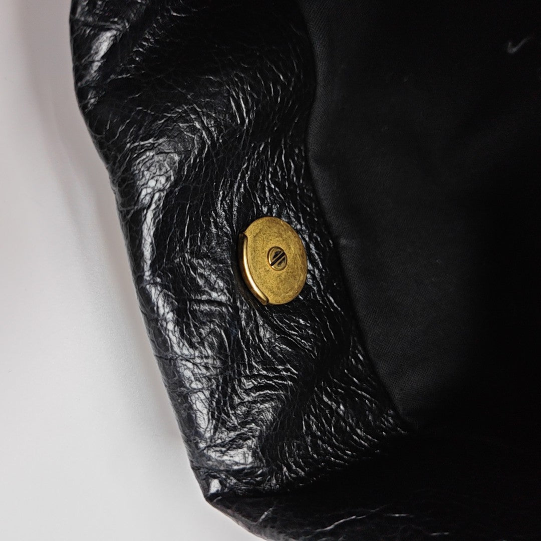 Monaco Medium Calfskin Black