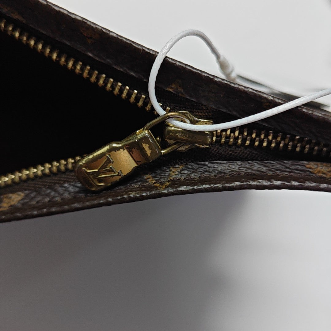 TOILET POCKET 26 Monogram Coated Canvas Brown