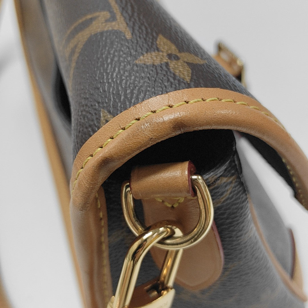 DIANE Monogram Coated Canvas Brown