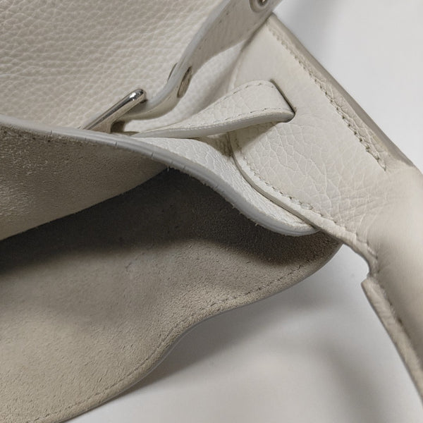BIG BAG Nano Calfskin White