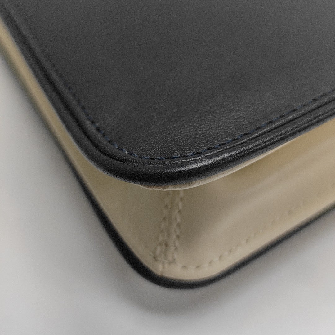 Calfskin Top Handle Bag Multicolor
