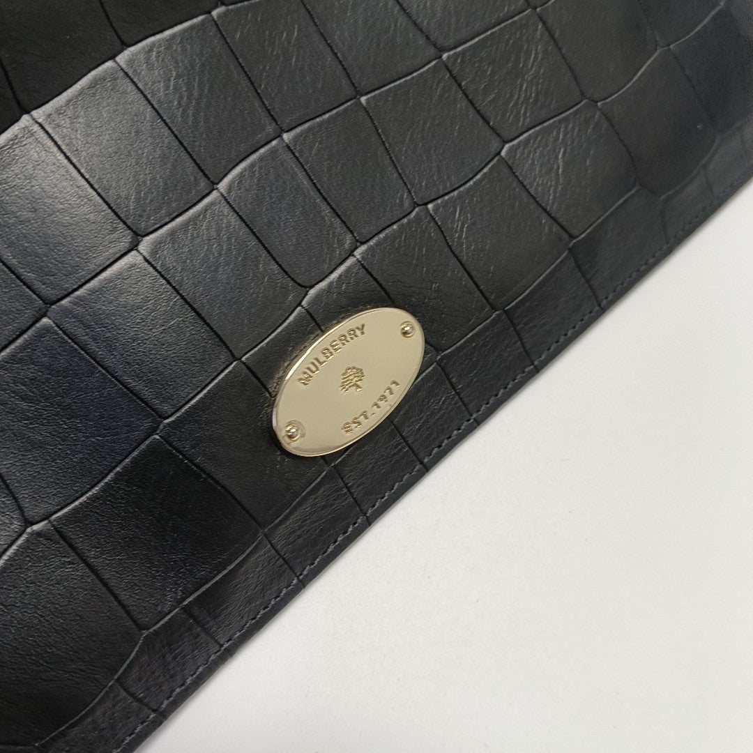 Calfskin Clutch Black