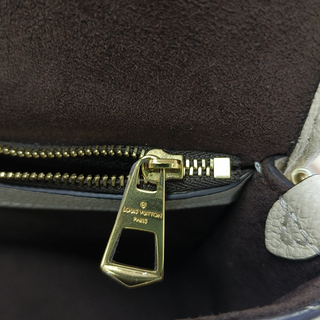 DIANE Monogram Calfskin Beige