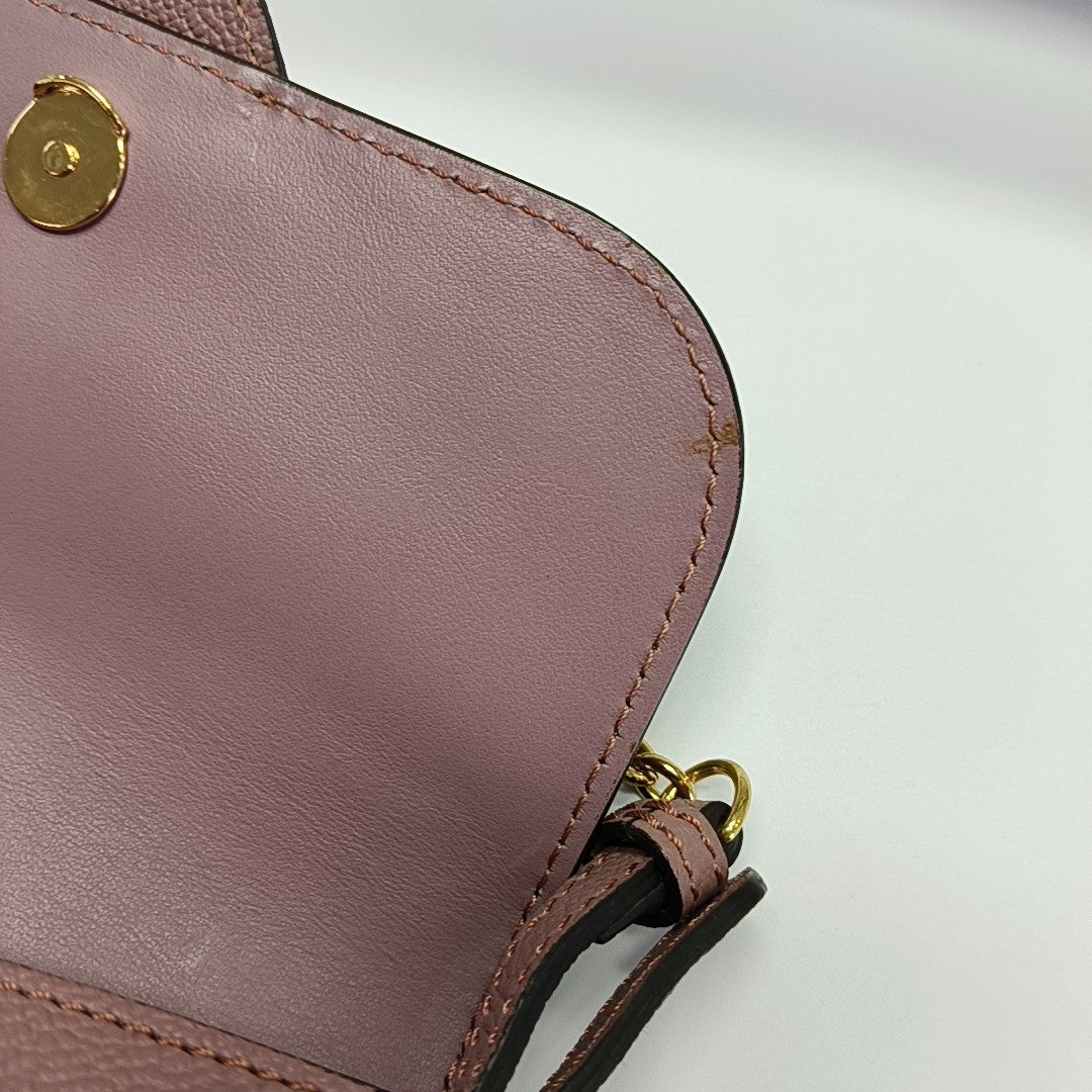 Buckle Mini Calfskin Beige