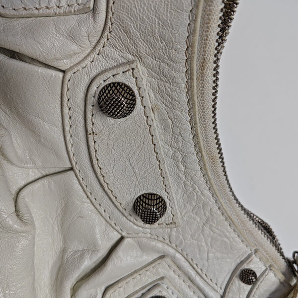 Le Cagole Small Lambskin White