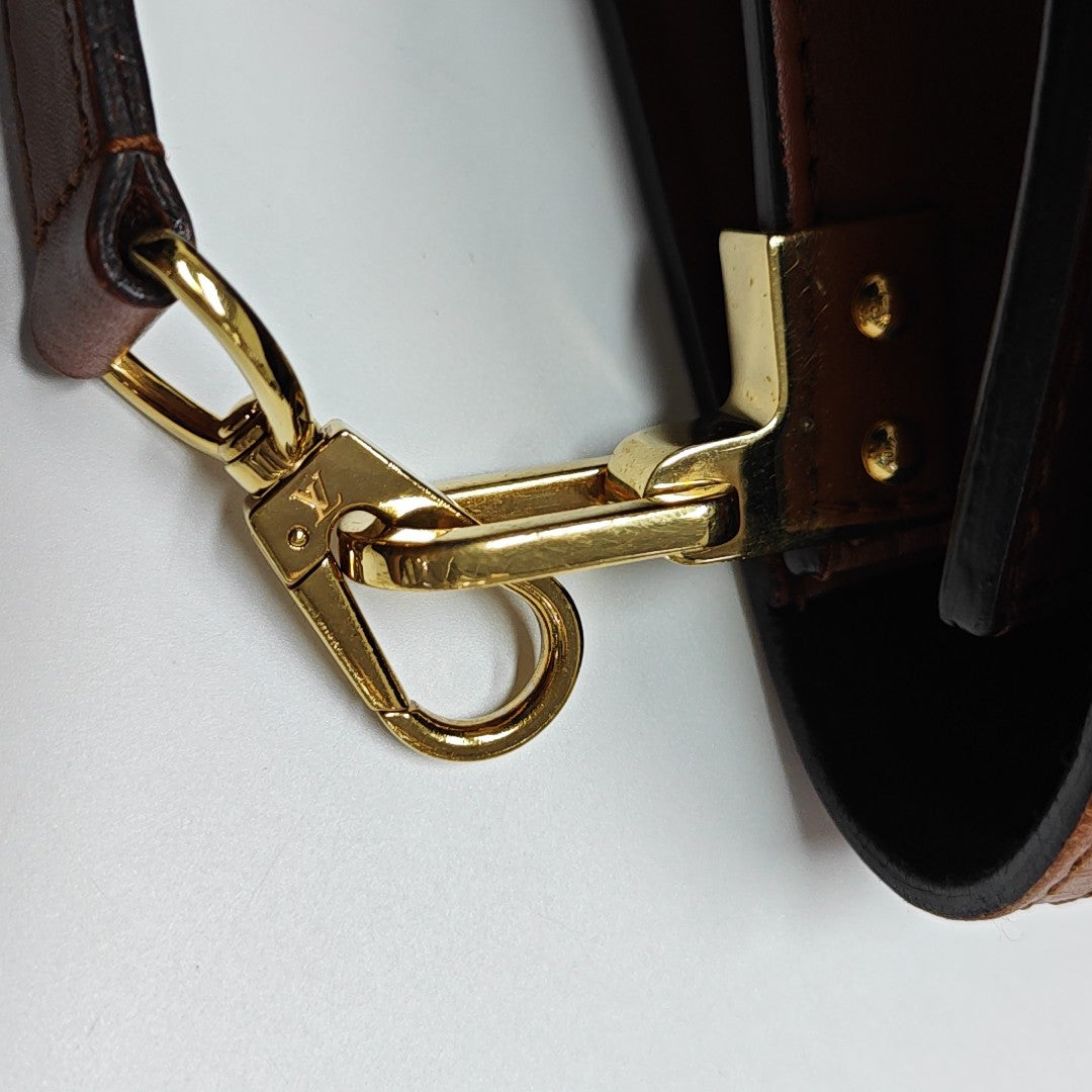 DAUPHINE Mini Monogram Coated Canvas Brown