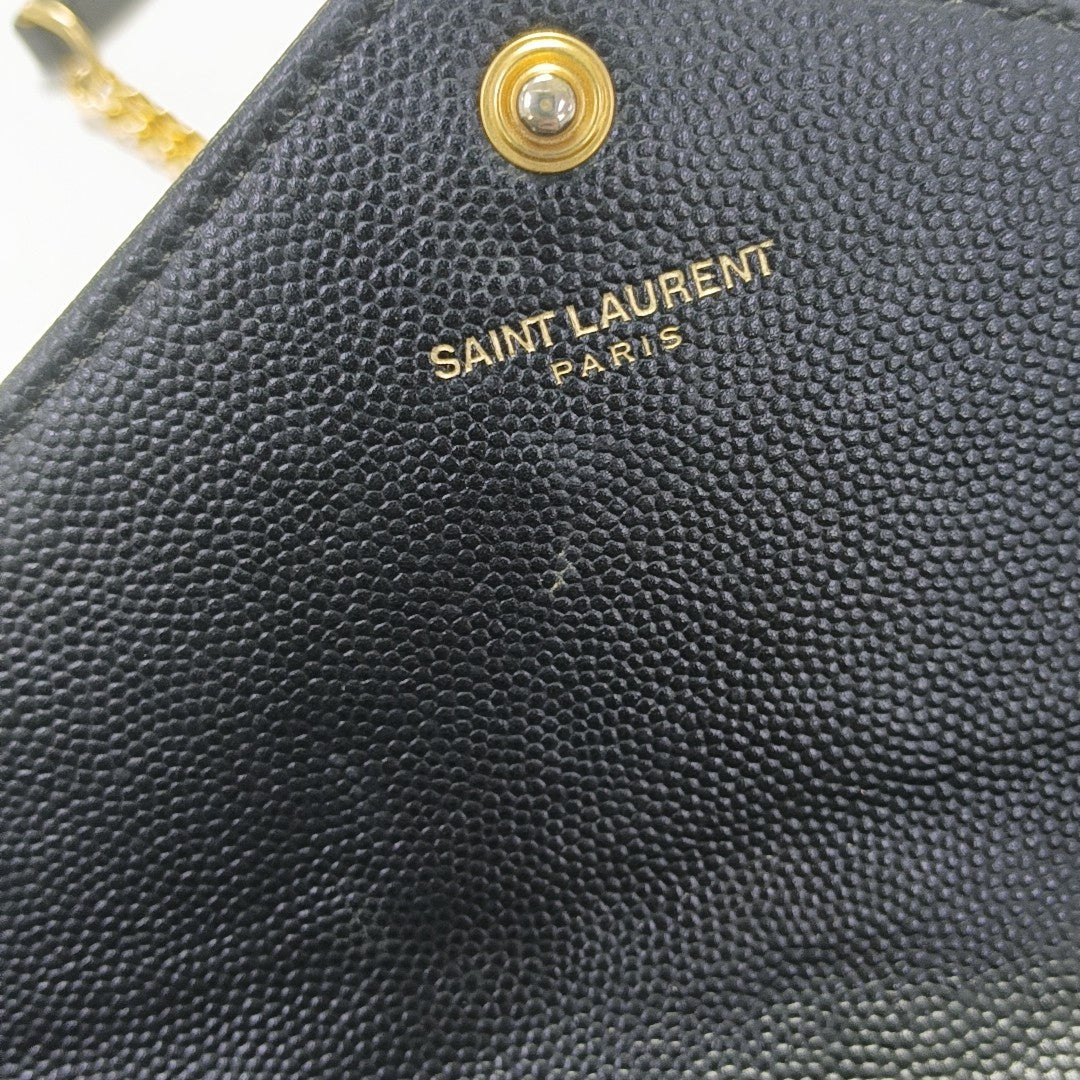 MONOGRAM WOC Chevron Calfskin Black