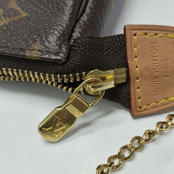 ACCESSOIRES Mini Monogram Coated Canvas Brown