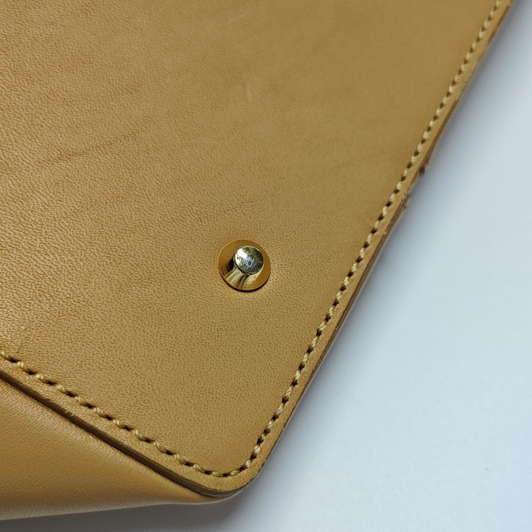 Calfskin Top Handle Bag Brown