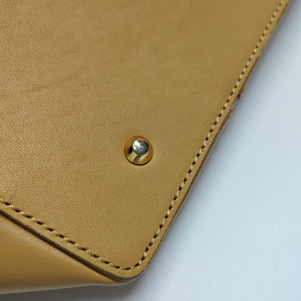 Calfskin Top Handle Bag Brown