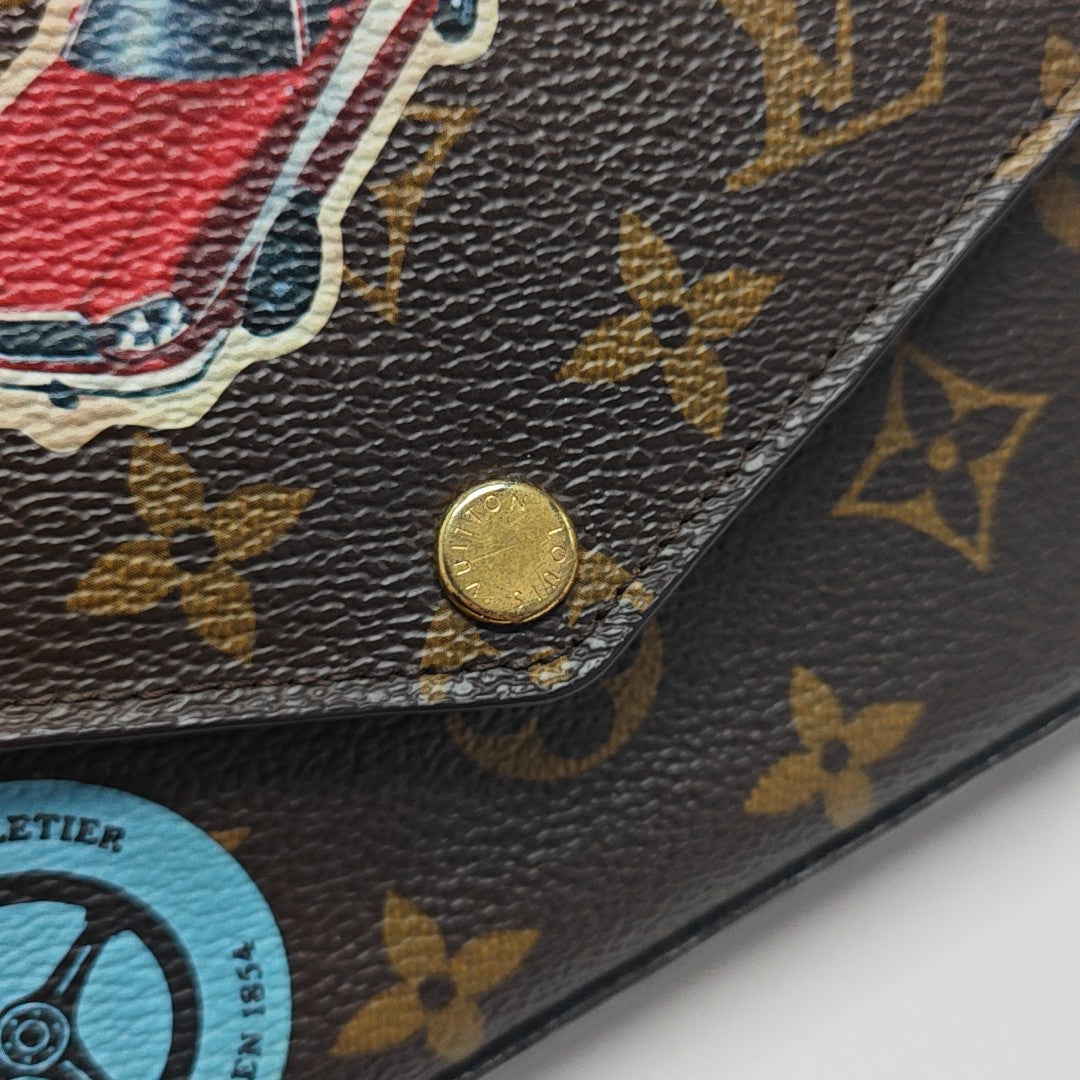 FÉLICIE Monogram Coated Canvas Brown