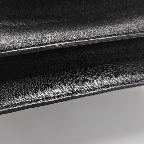 Calfskin Shoulder Bag Black