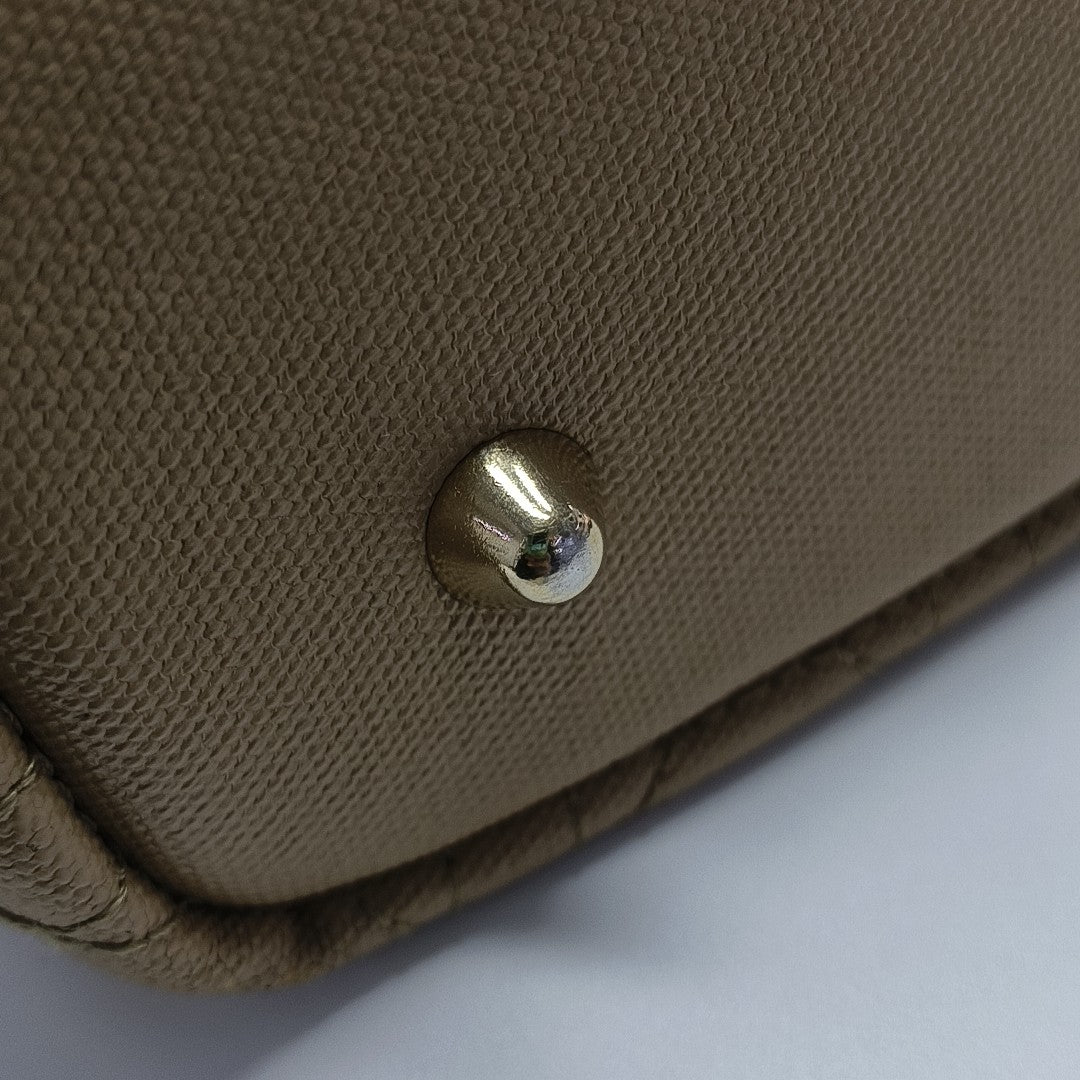 Panarea Quilted Coated Canvas Yellow