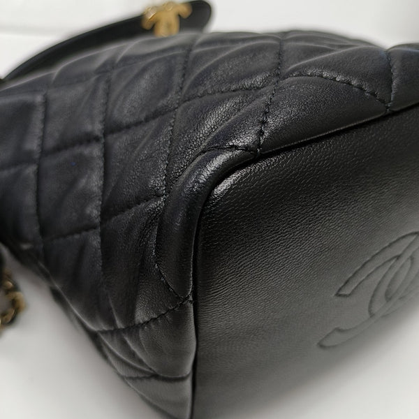 Quilted Lambskin Black