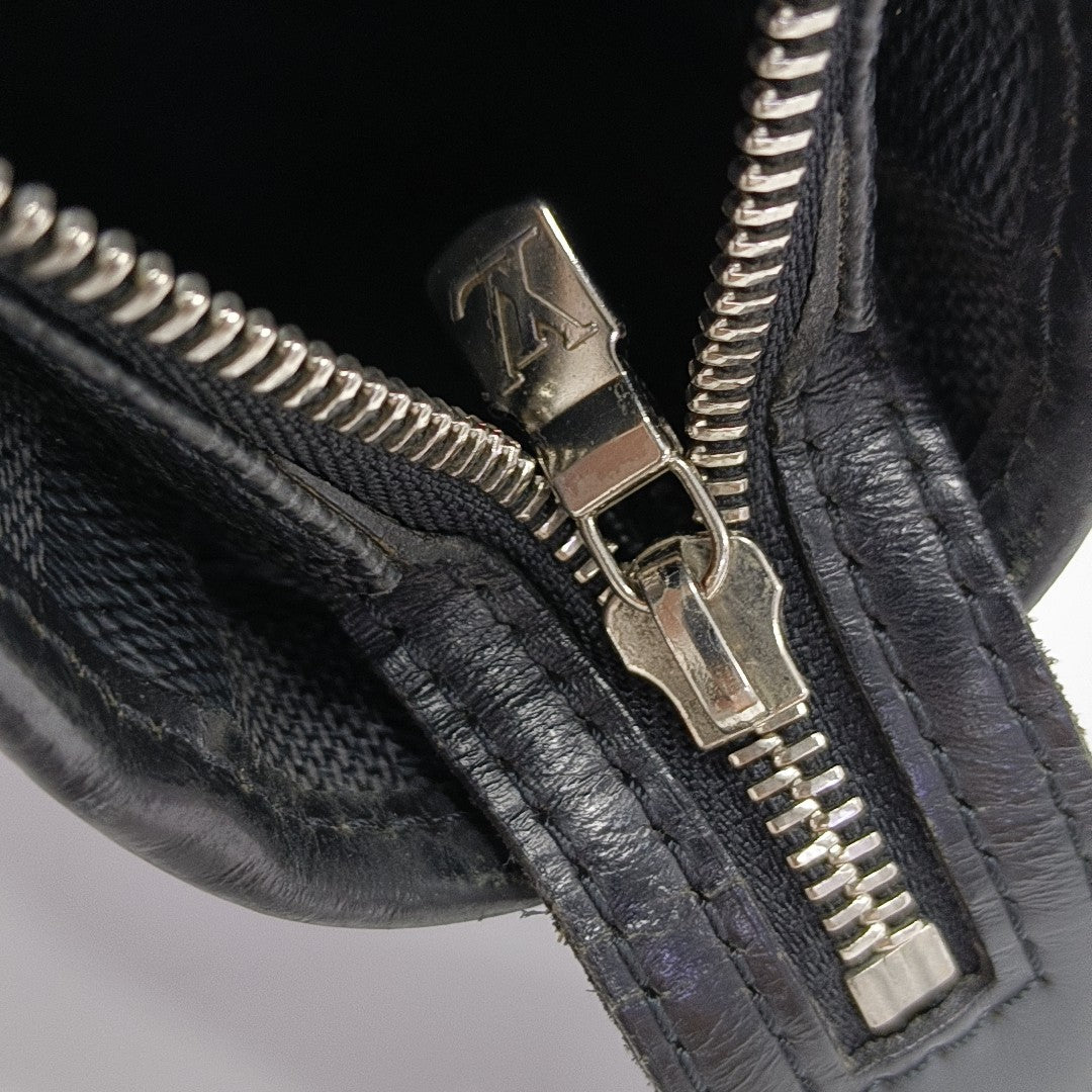 TADAO MM Damier Graphite Coated Canvas Gray