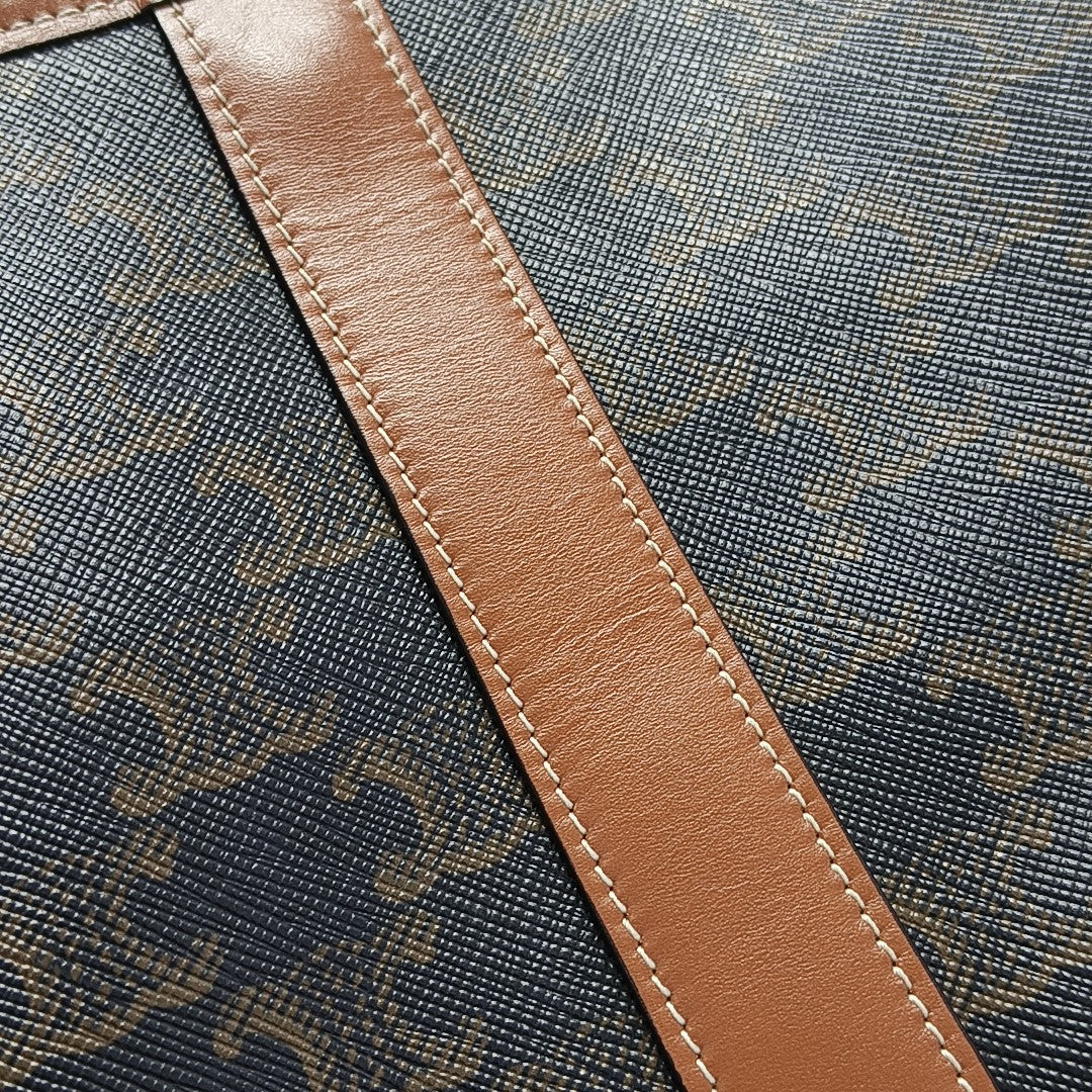 TRIOMPHE CANVAS Medium Coated Canvas Brown