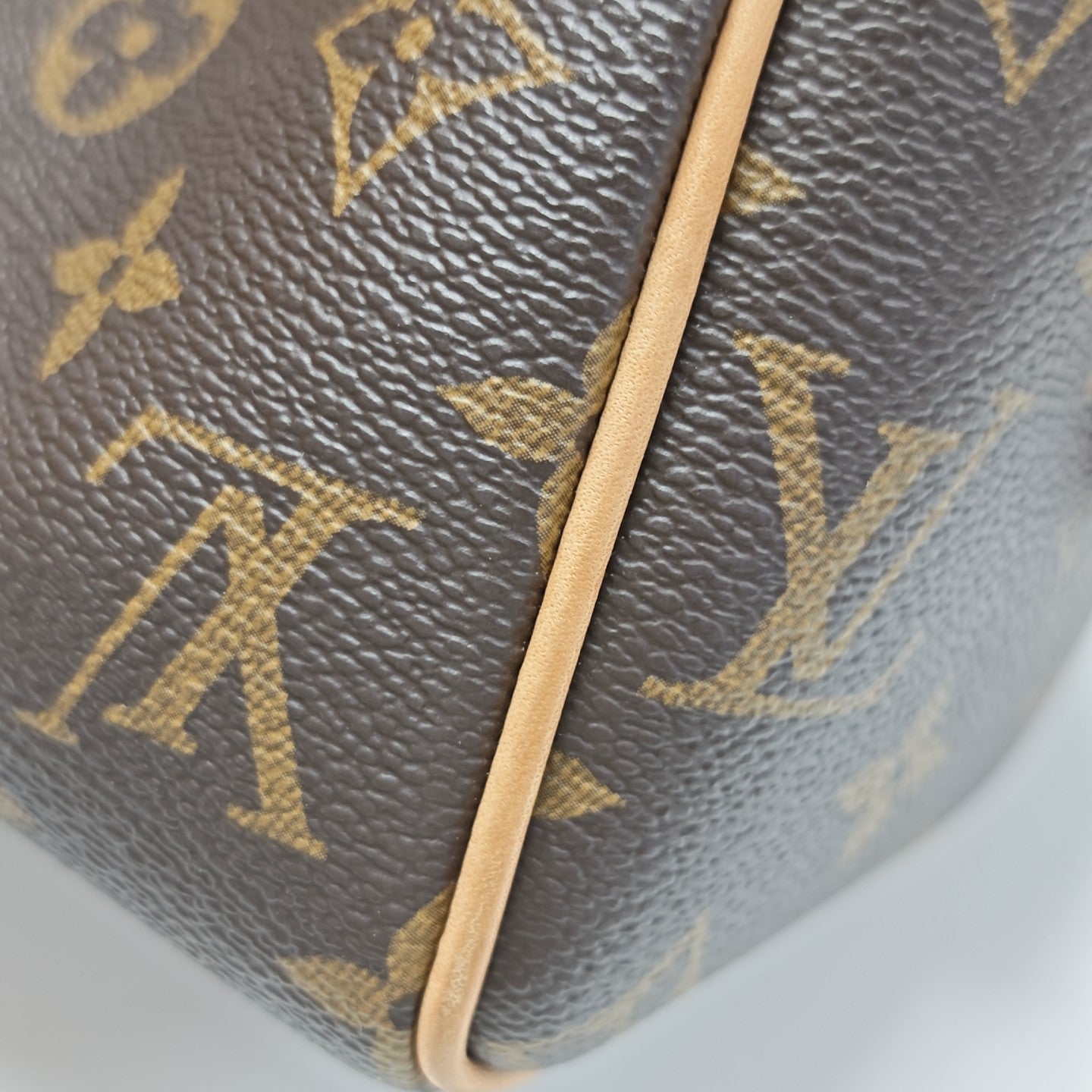SPEEDY 20 Monogram Coated Canvas Brown
