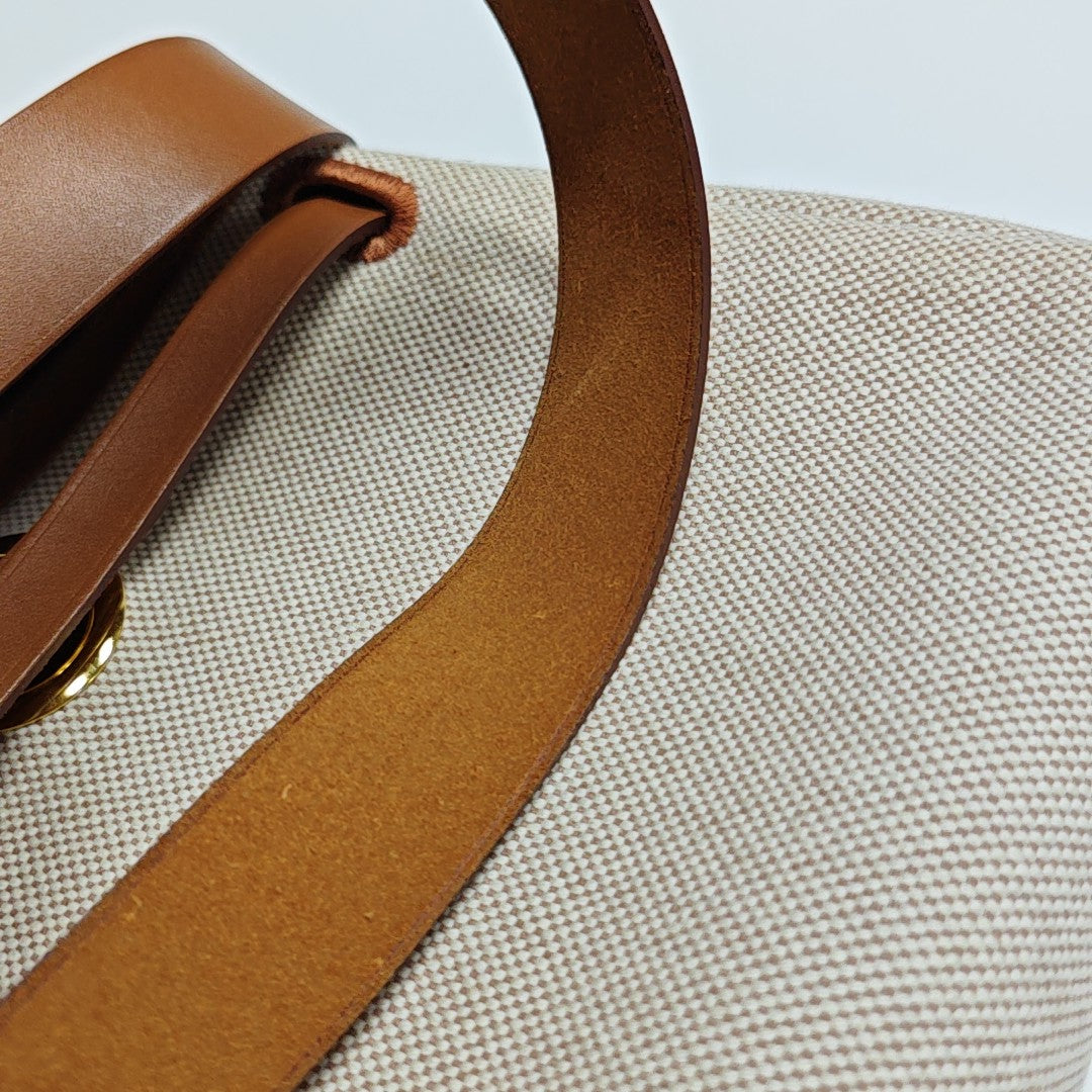 Bolso Herbag Canvas White