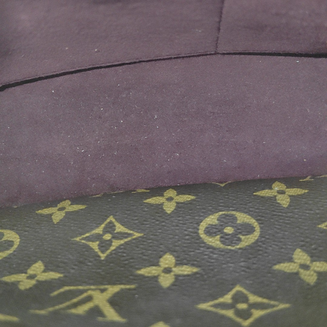 MONTAIGNE BB Monogram Coated Canvas Brown