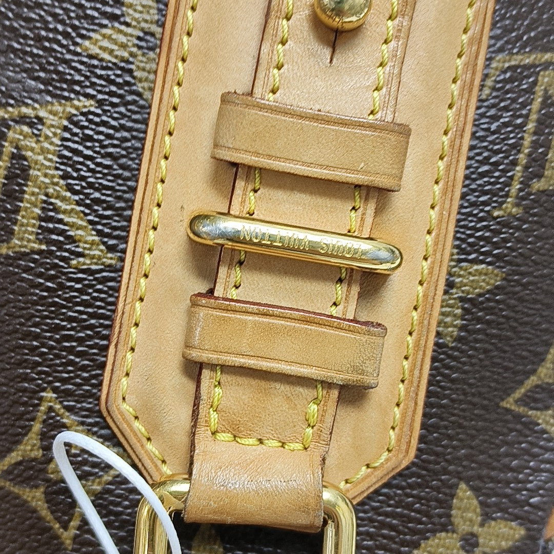 GRIET Monogram Coated Canvas Brown