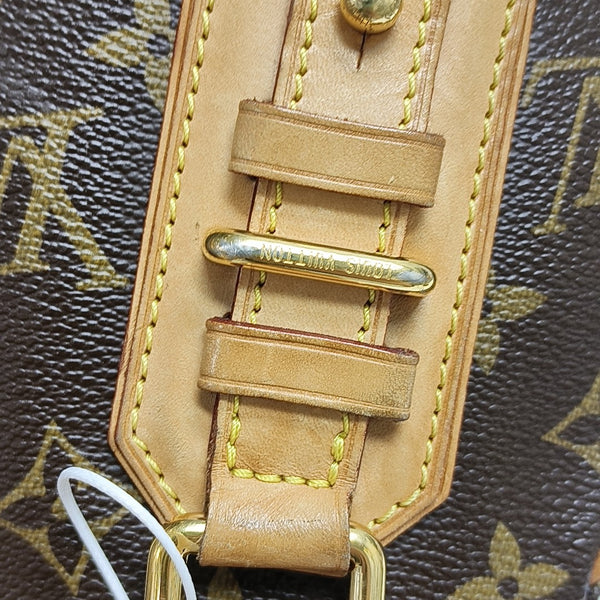 GRIET Monogram Coated Canvas Brown