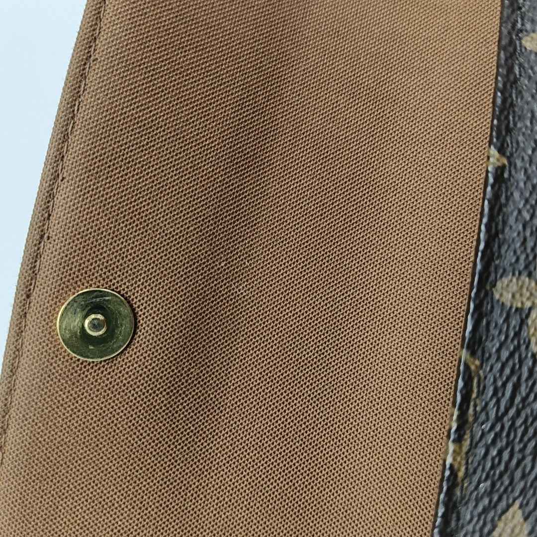 IVY Monogram Coated Canvas Brown