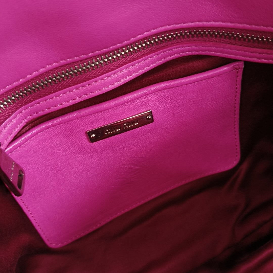 Crystal Quilted Lambskin Red