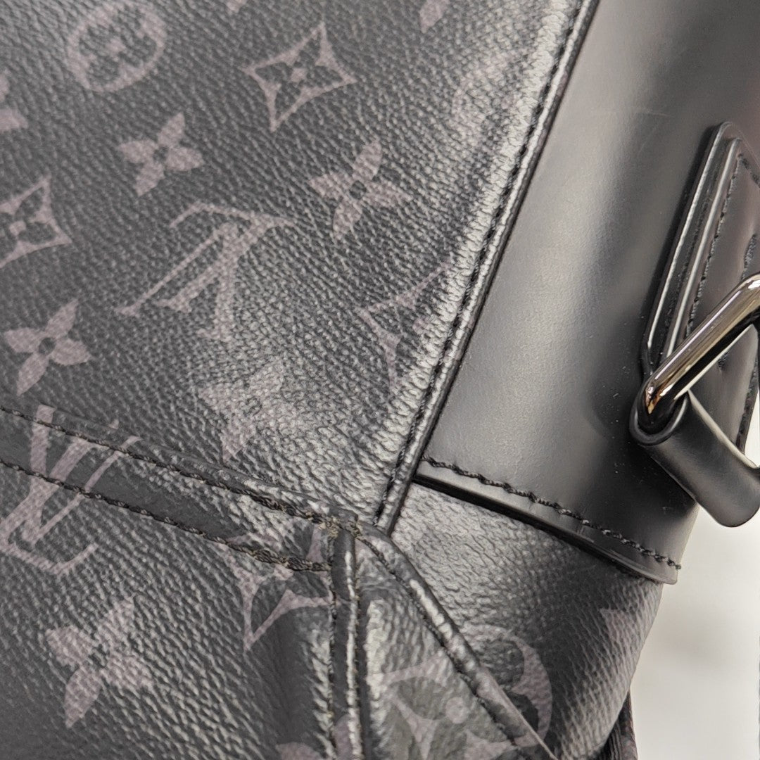 VOYAGER PM Monogram Coated Canvas Black