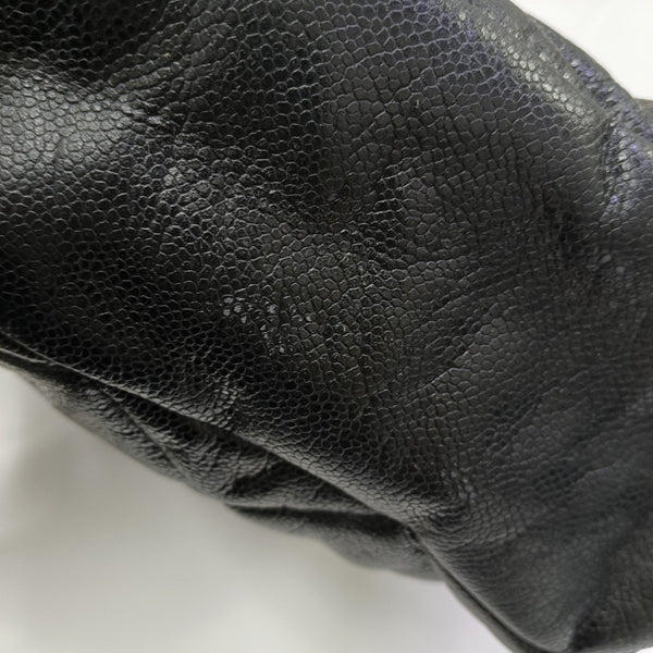 Quilted Grained Calfskin Black