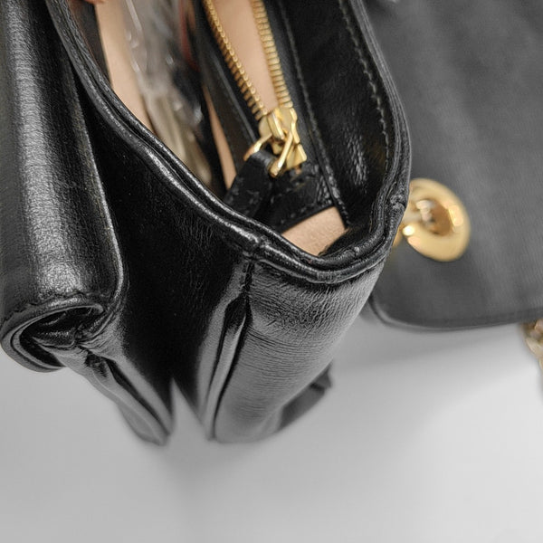 Marina Small Calfskin Black