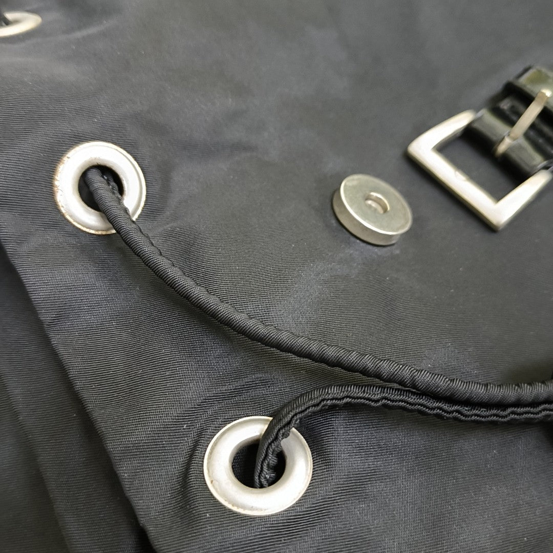 Nylon Backpack Black