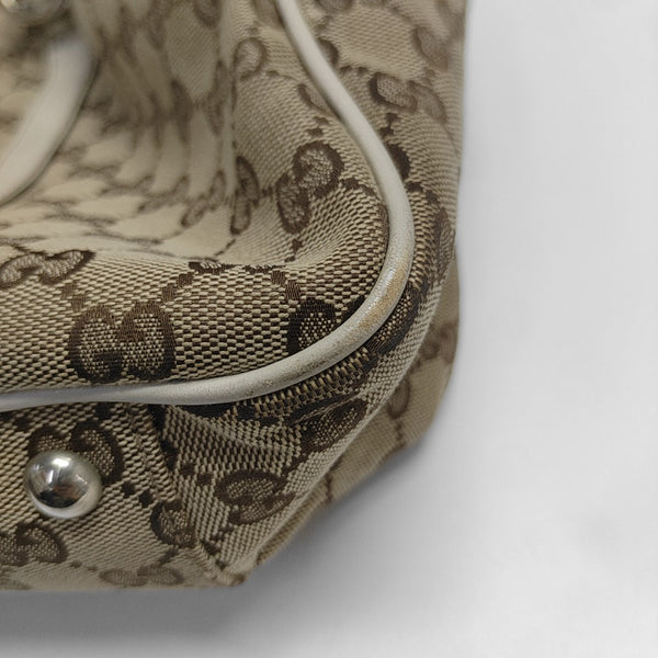 Monogram Canvas Tote Bag Brown
