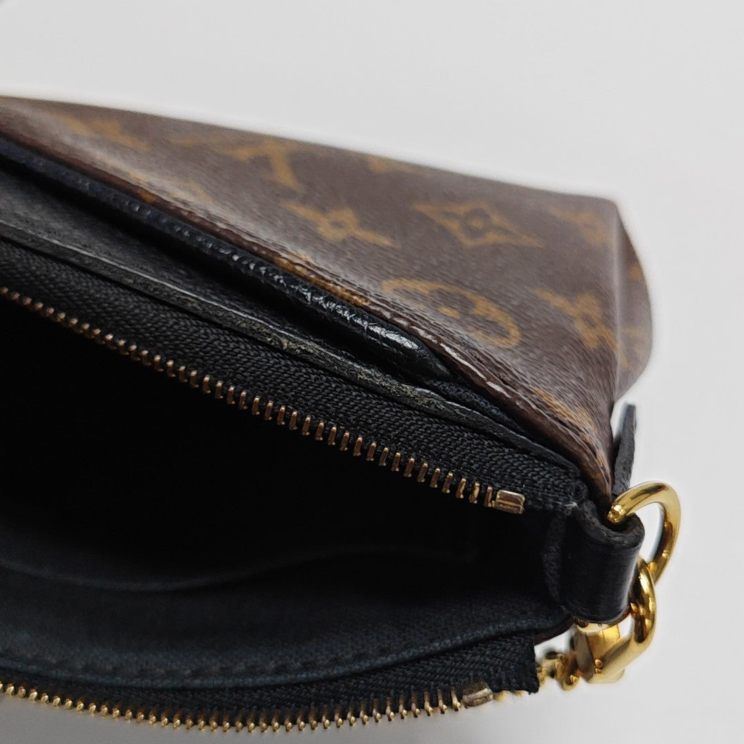 PALLAS BB Monogram Coated Canvas Brown