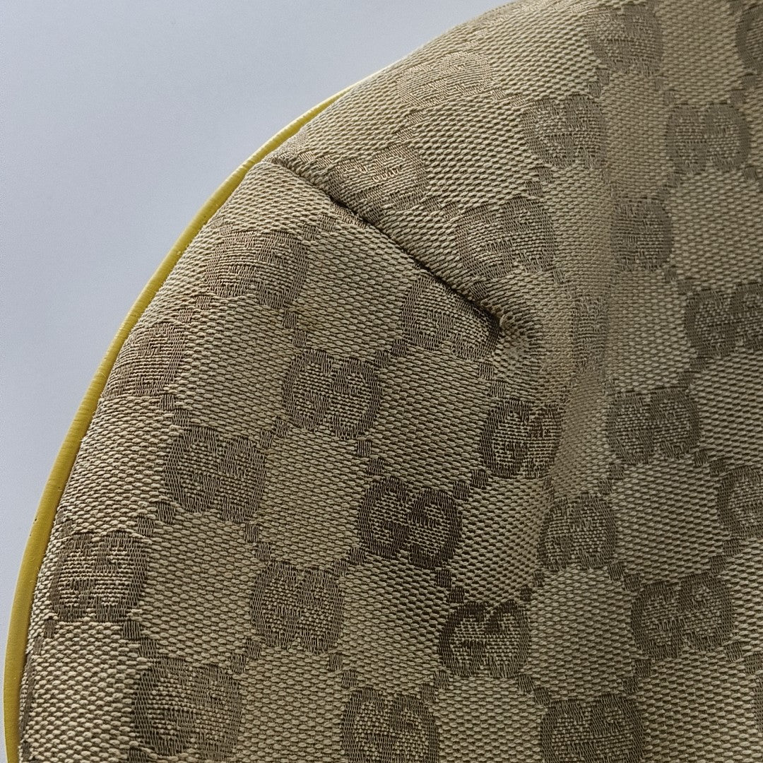 Monogram Coated Canvas Shoulder Bag Beige