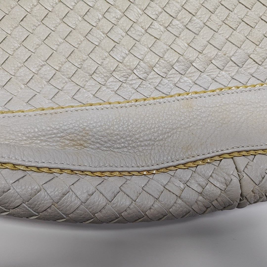 Lambskin Shoulder Bag White