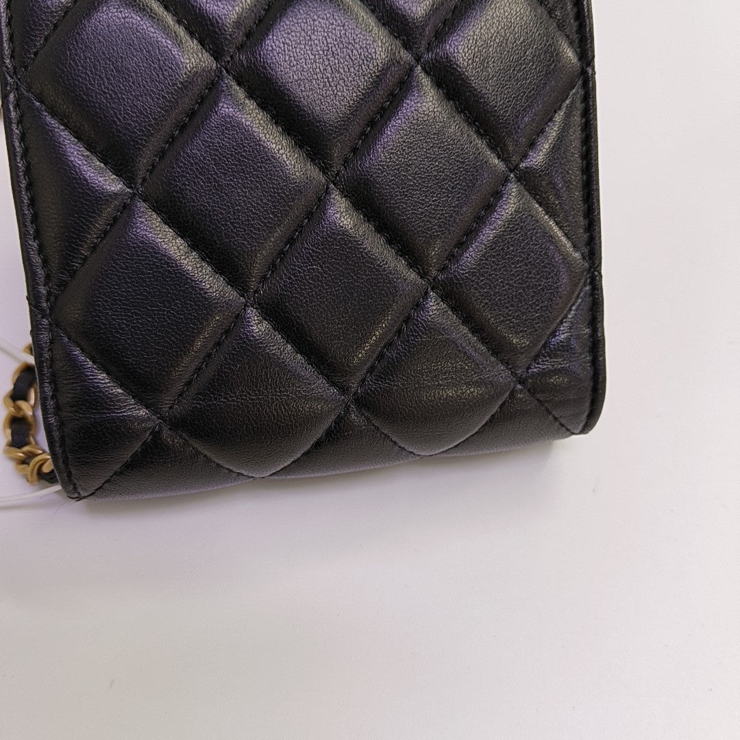 Quilted Lambskin Black