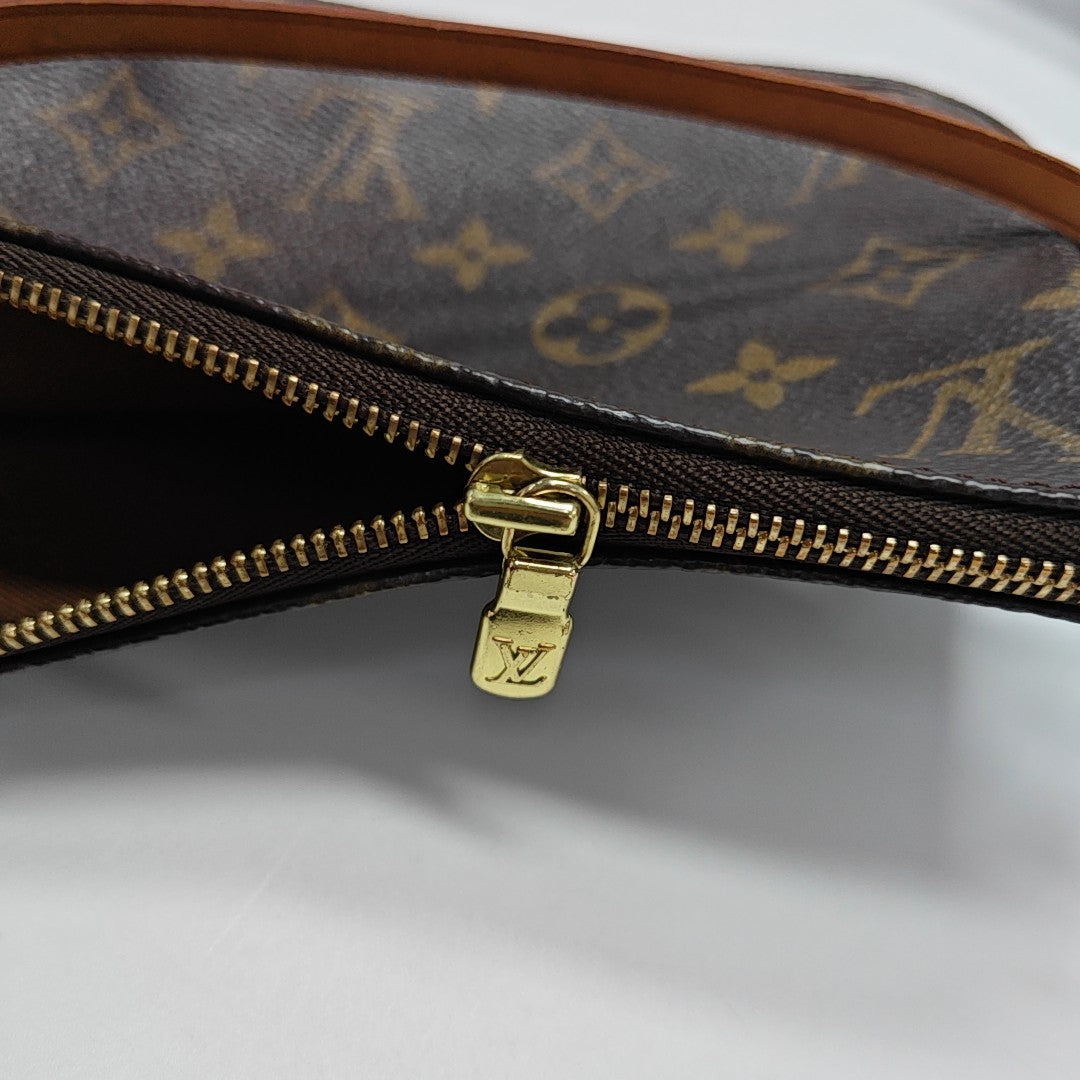 ACCESSOIRES Monogram Coated Canvas Brown