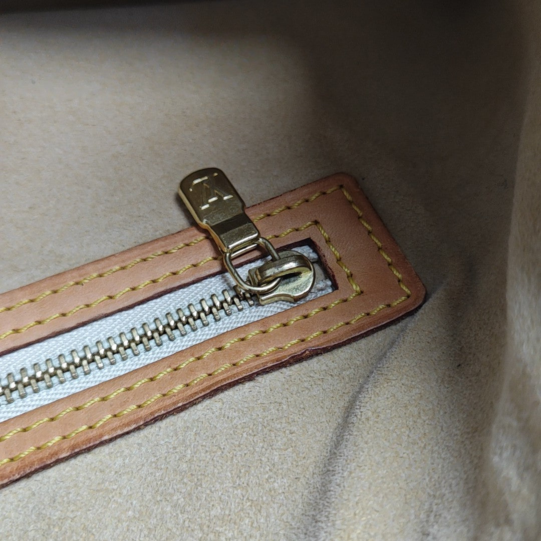 HAMPSTEAD PM Damier Azur Coated Canvas White