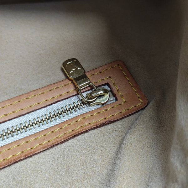 HAMPSTEAD PM Damier Azur Coated Canvas White