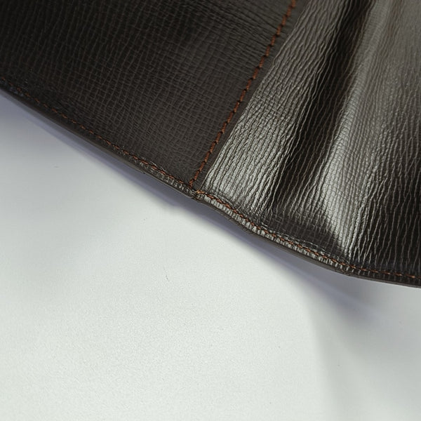 Calfskin Top Handle Bag Brown