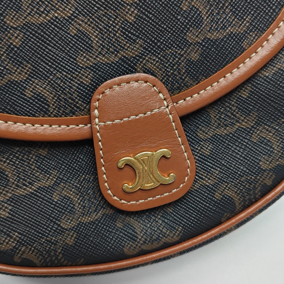 BESACE Mini Coated Canvas Brown