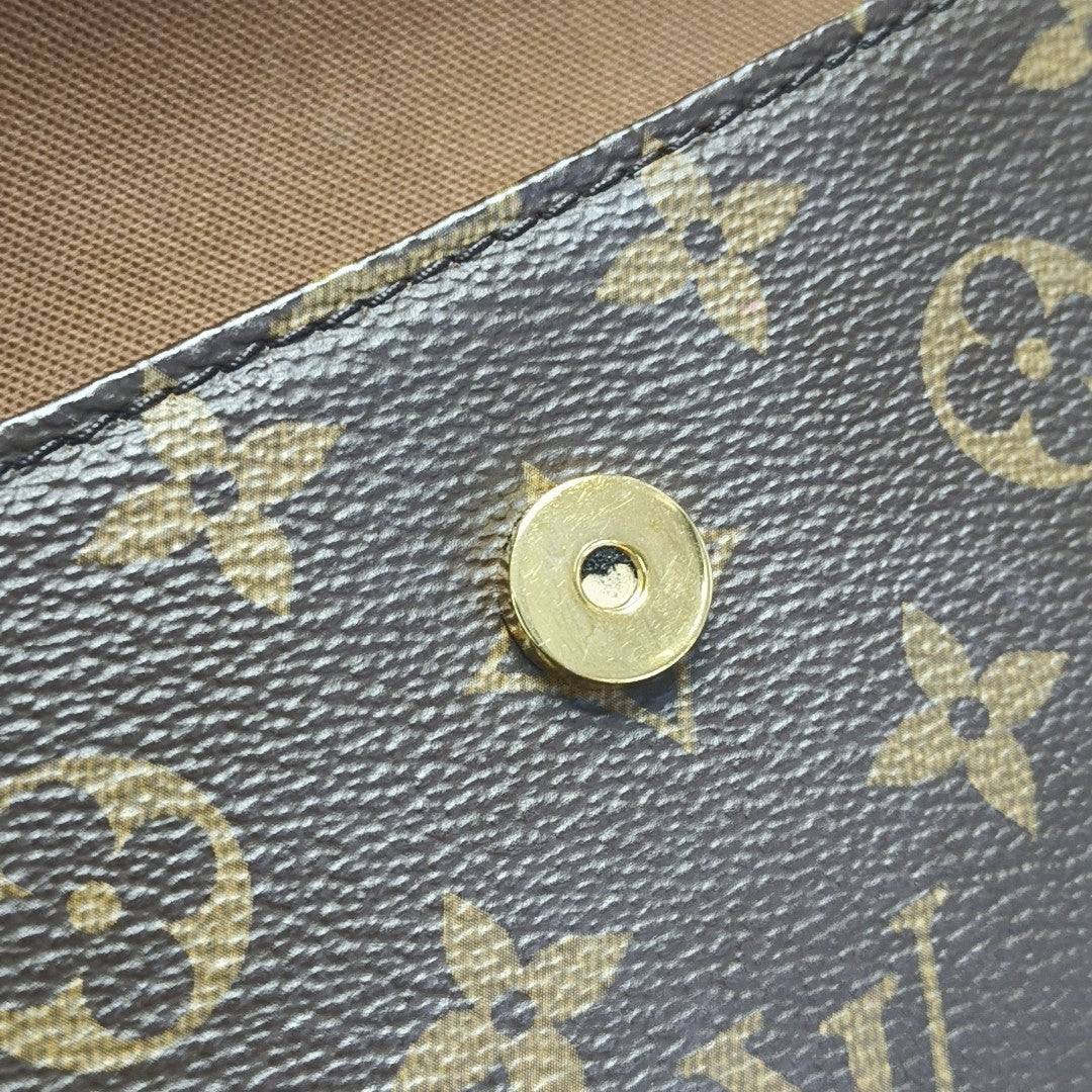 IVY Monogram Coated Canvas Brown