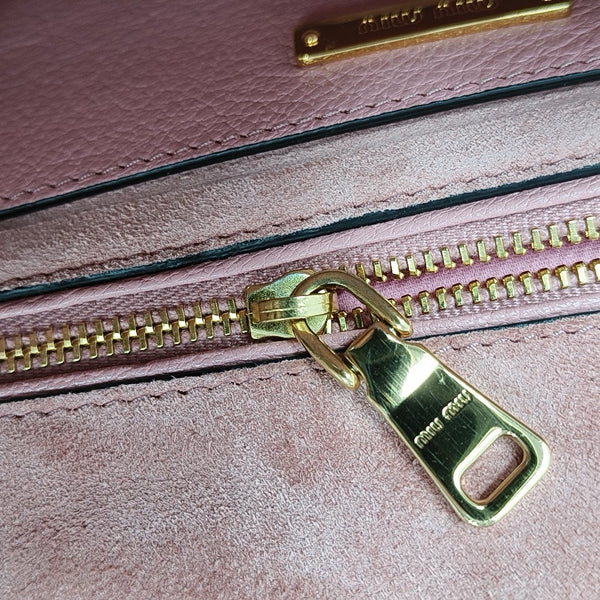 Miu Lady Calfskin Pink