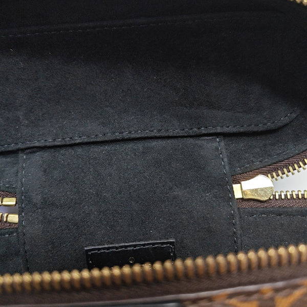Vanity Chain Pouch Monogram Coated Canvas Brown